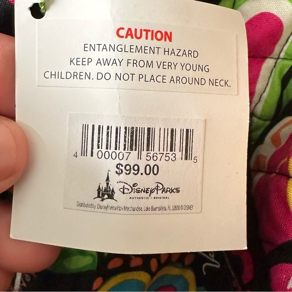 Disney Parks Exclusive Vera Bradley Midnight Mickey Retired Print Large Duffle - Picture 6 of 7